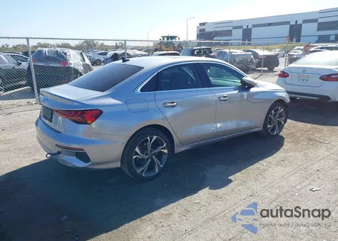 2022 Audi A3 Premium Plus 40 Tfsi Front-Wheel Drive S Tronic z USA, uszkodzony, nr VIN WAUBUDGY8NA073700